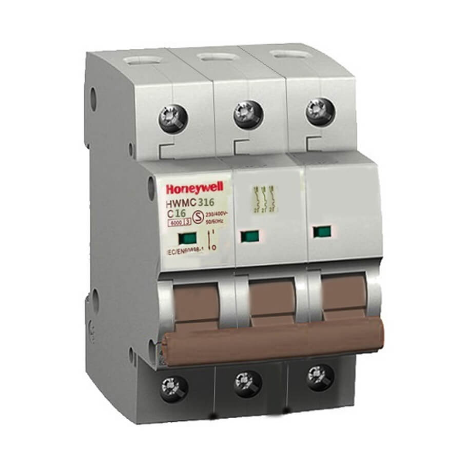 Cầu dao tự động MCB 3 cực 16A HONEYWELL HWMC316
